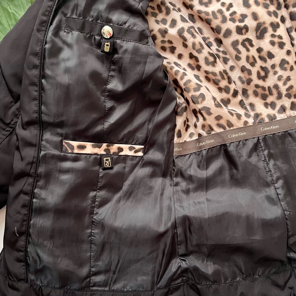 Calvin Klein Performance Black Zip & Snap Down-Filled Coat w/Hood M (Women’s) - Picture 4 of 14
